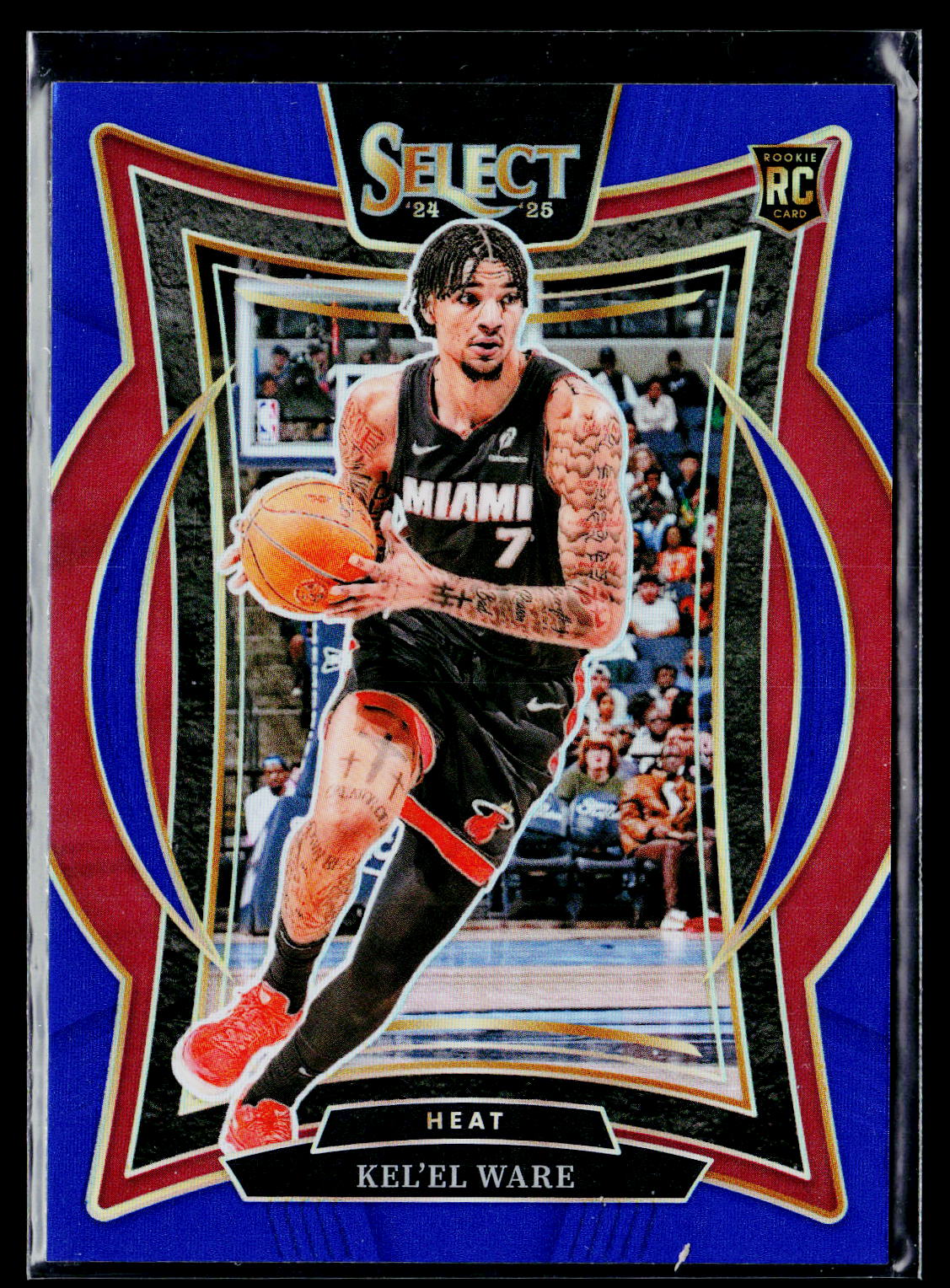 2024-25 Panini Select #66 Kel'el Ware Blue Prizm Rookie