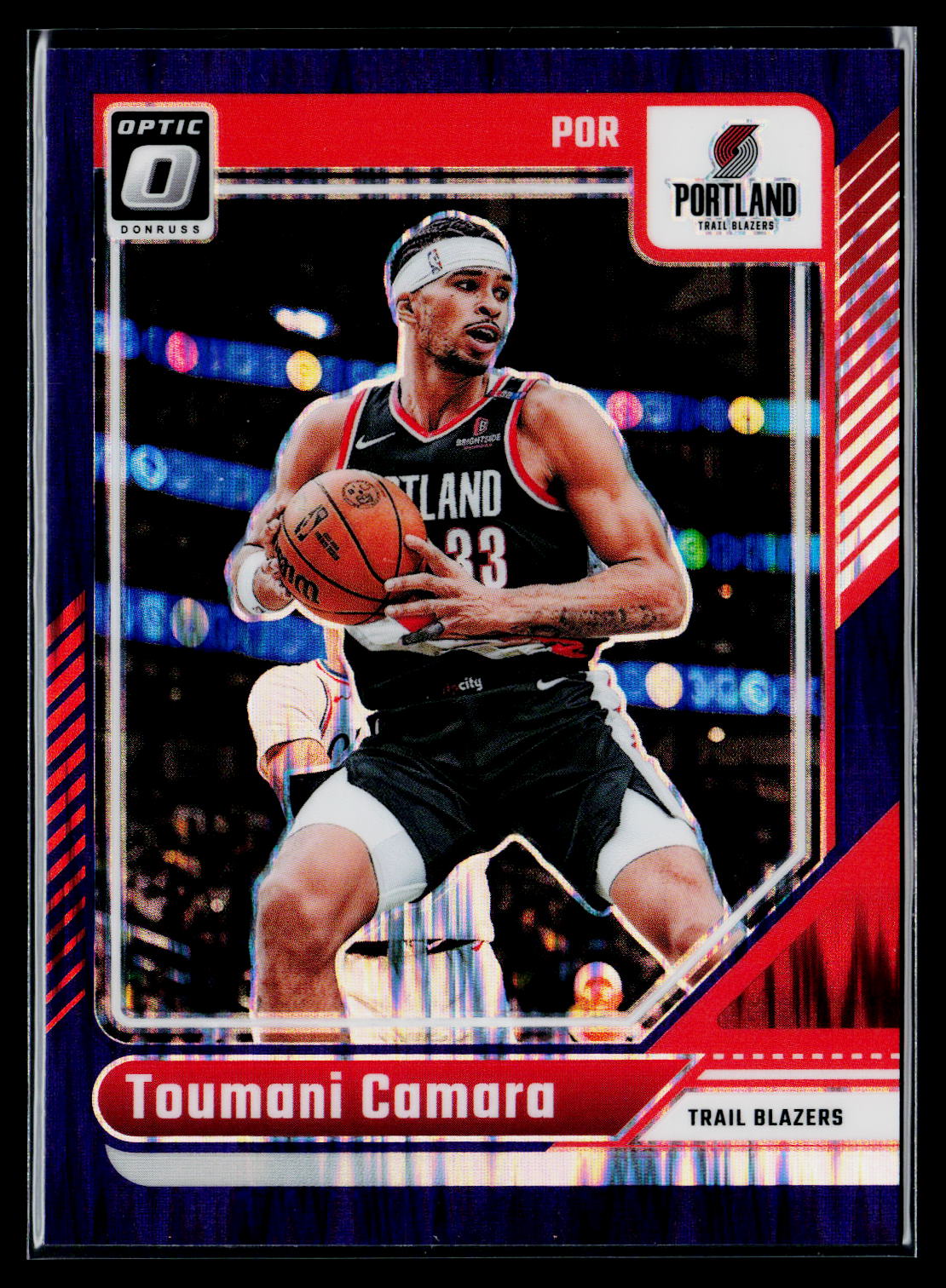 2024-25 Donruss Optic #113 Toumani Camara Purple