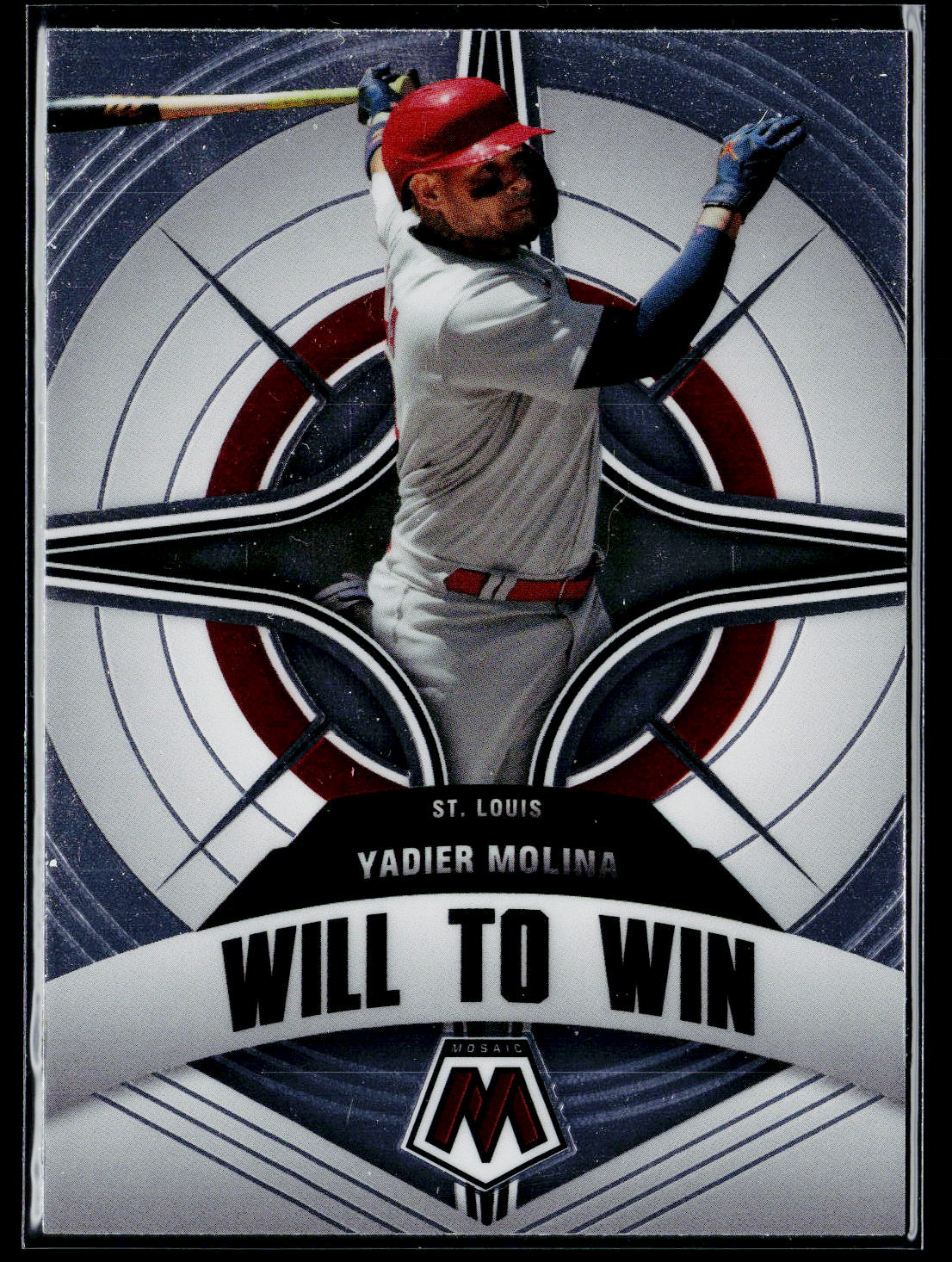2022 Panini Mosaic #WW-1 Yadier Molina Will to Win