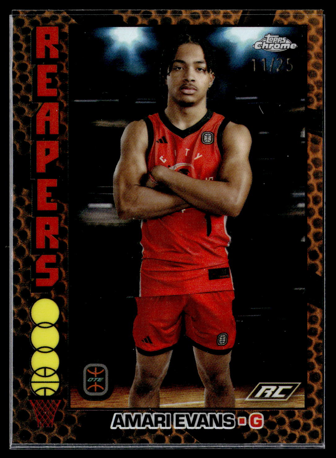 2023-24 Topps Chrome #TB-25 Amari Evans /25
