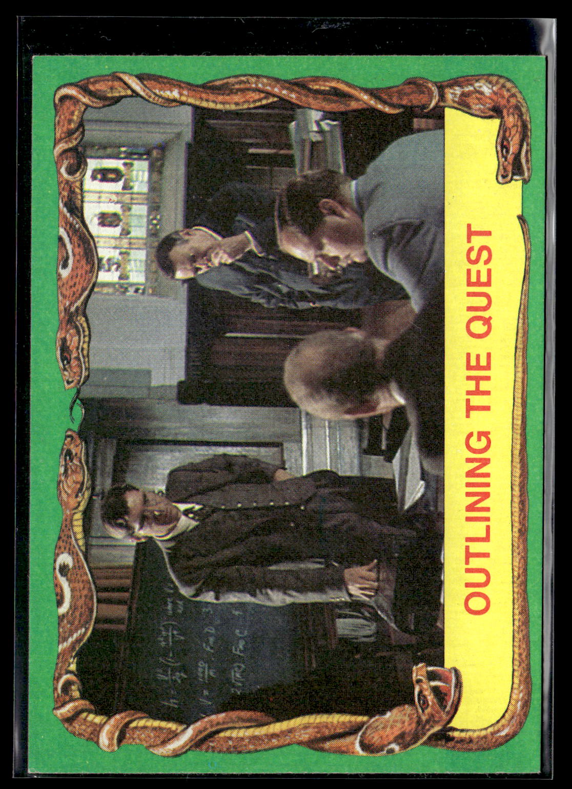 1981 Topps Raiders of the Lost Ark #18 Outlining The Quest