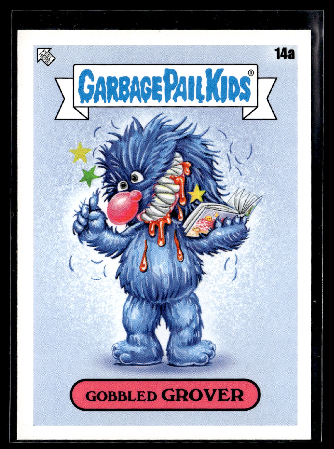 2022 Topps Garbage Pail Kids: Book Worms #14a Gobbled Grover