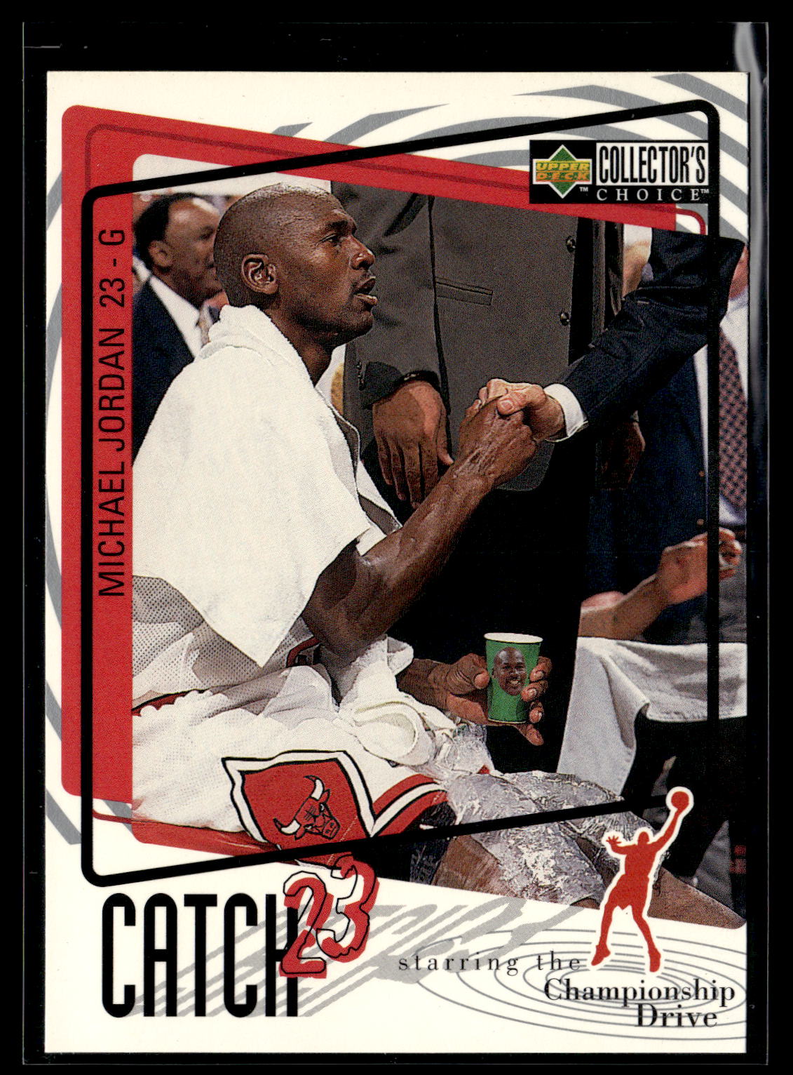 1997-98 Collector's Choice #C4 Michael Jordan Catch 23 3x5