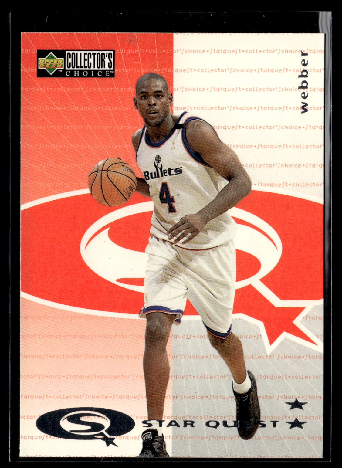 1997-98 Collector's Choice #SQ58 Chris Webber StarQuest