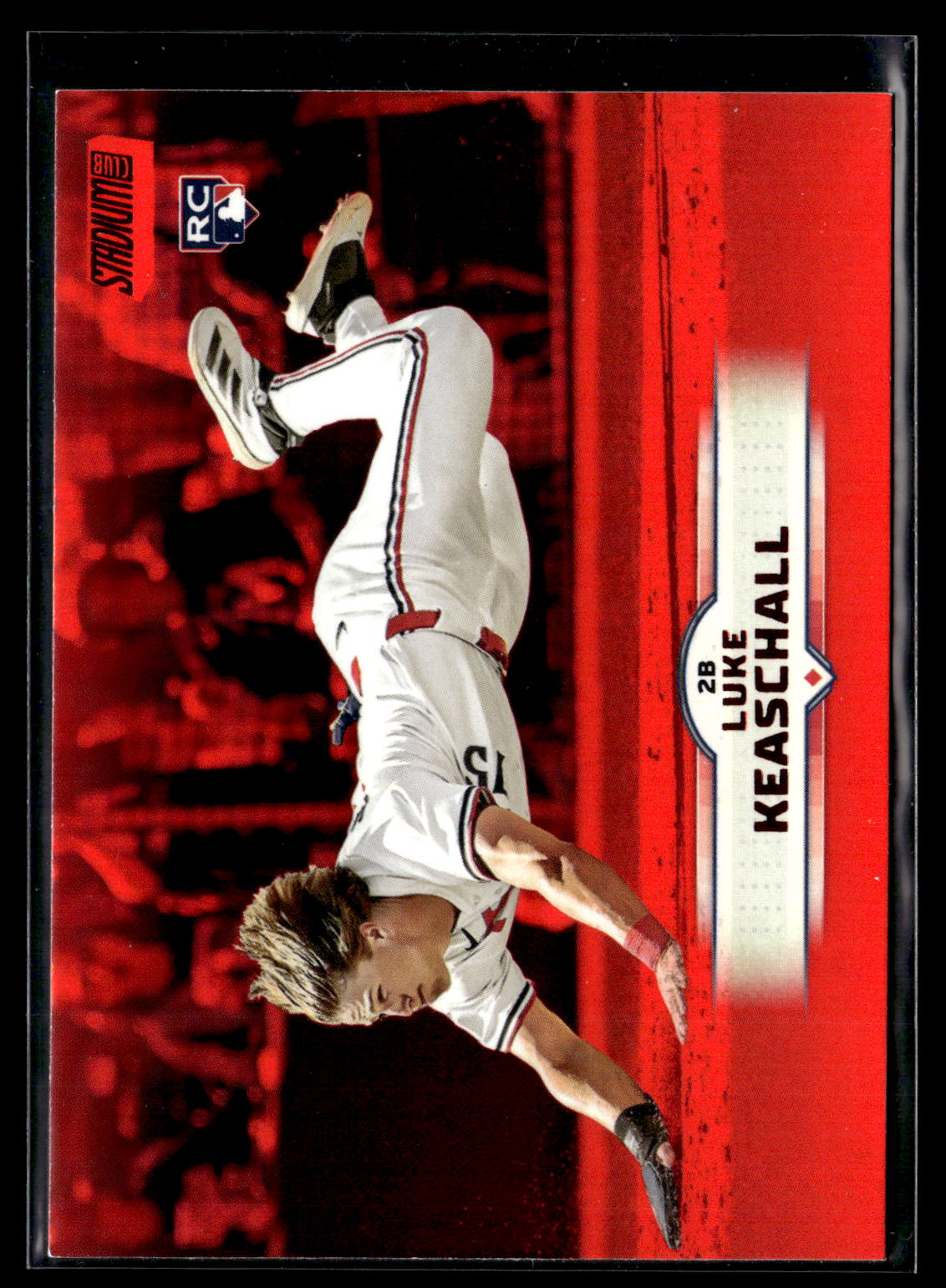 2025 Stadium Club #57 Luke Keaschall Red Foil Rookie