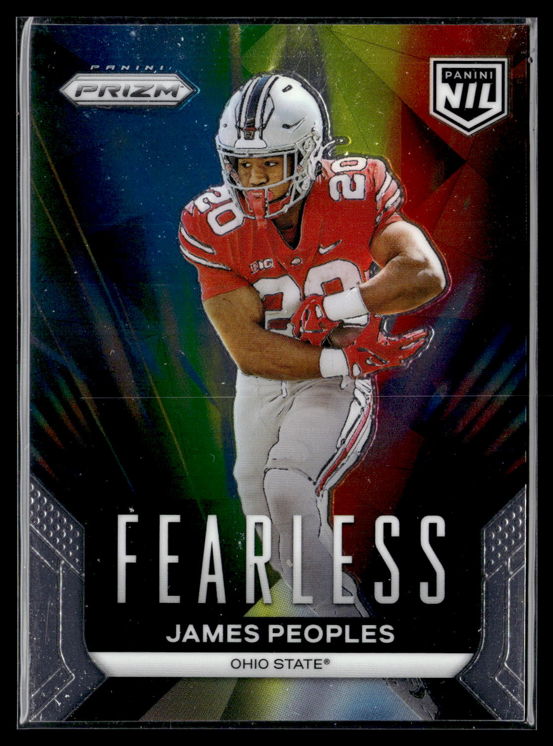 2025 Panini Ohio State University #F-1 James Peoples Fearless