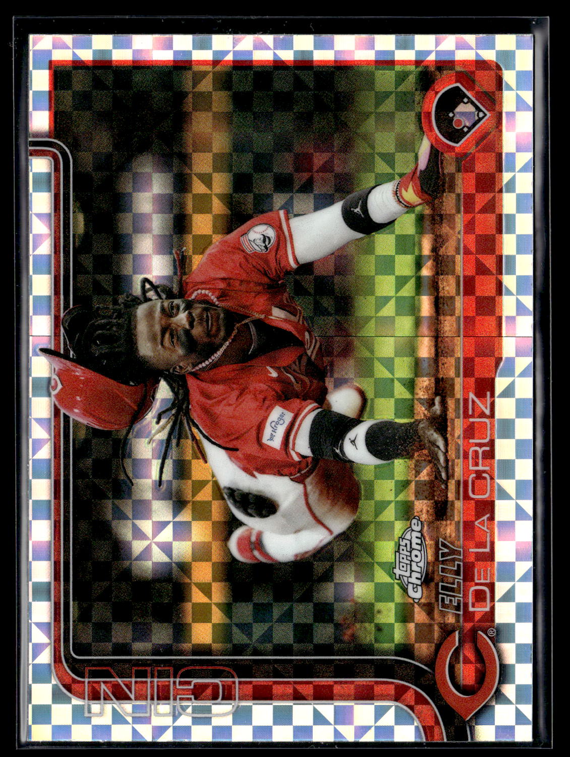 2025 Topps Chrome Update #USC189 Elly De La Cruz X-Fractors