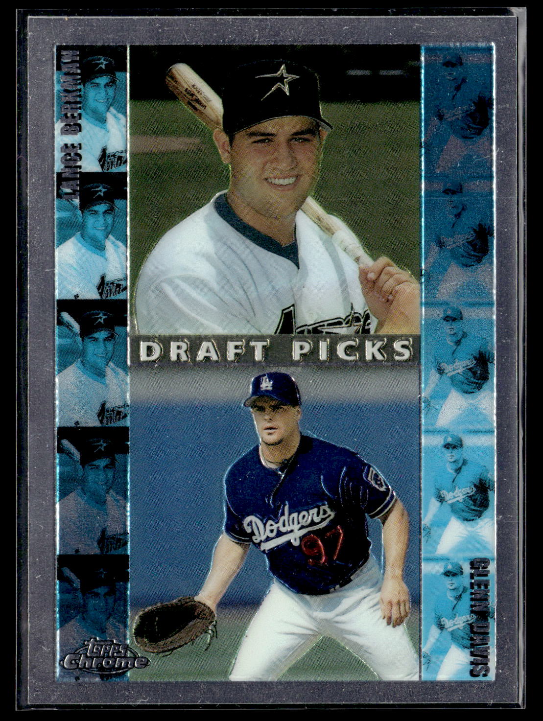 1998 Topps Chrome #246 Lance Berkman / Glenn Davis
