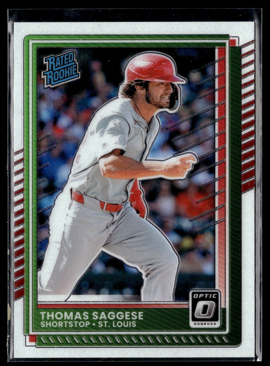 2025 Donruss #30 Thomas Saggese Optic Rookie