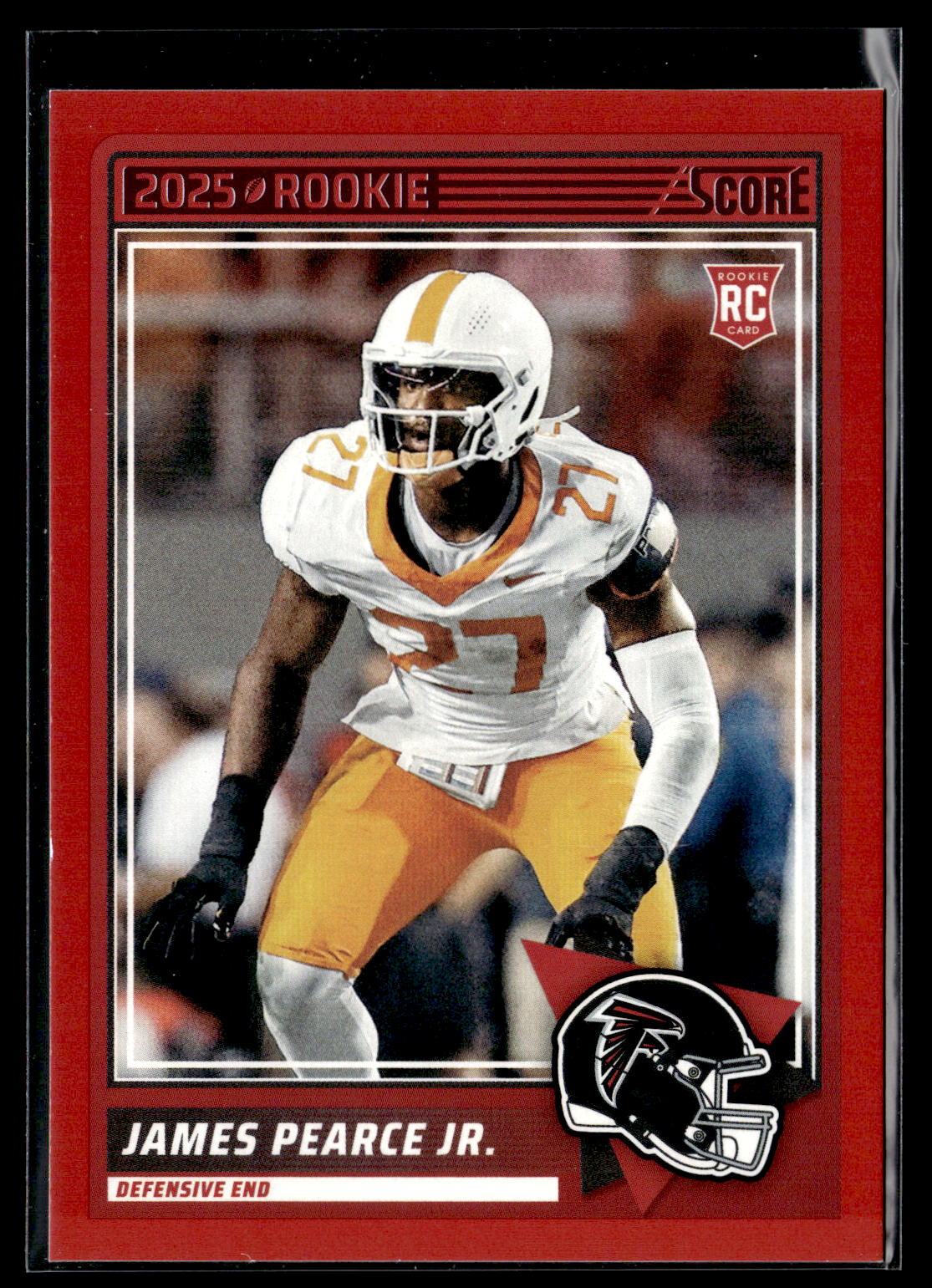 2025 Score #26 James Pearce Jr. Red Rookie