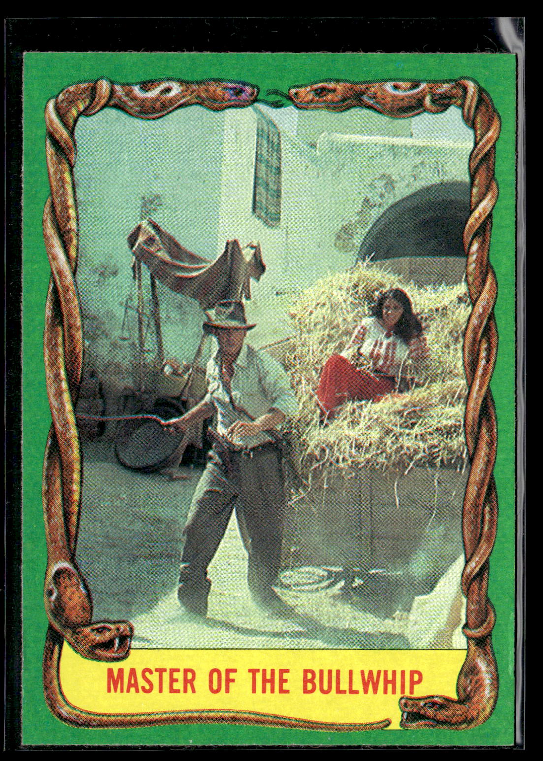 1981 Topps Raiders of the Lost Ark #37 Master of the Bullwhip