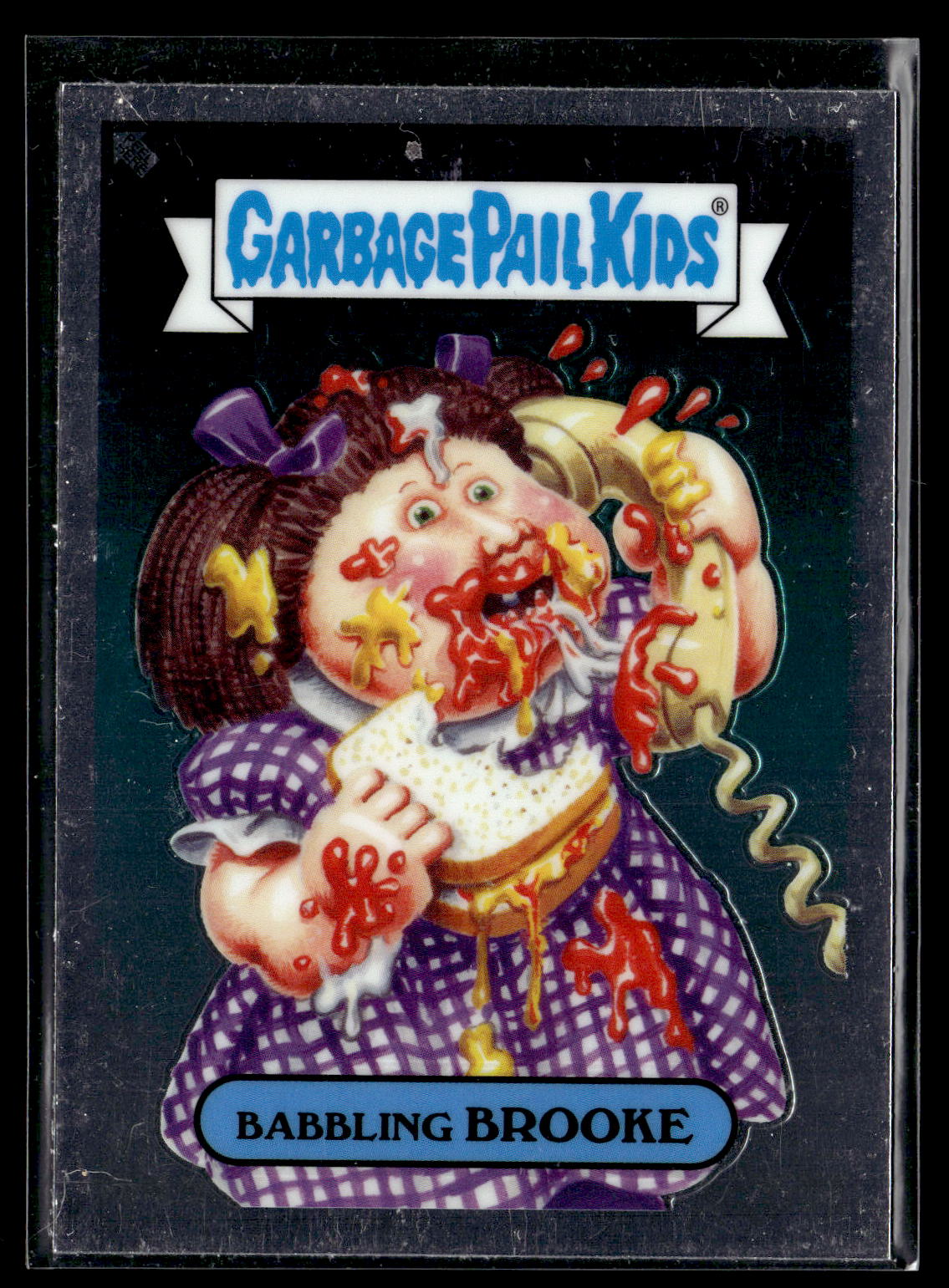 2020 Topps Chrome Garbage Pail Kids #120a Babbling Brooke