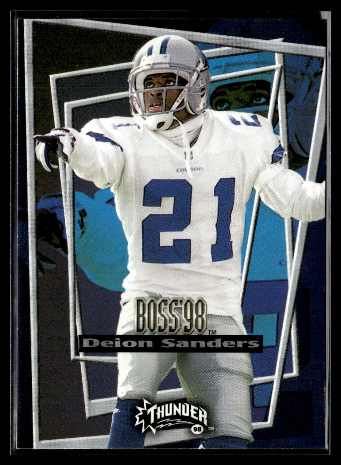 1998 SkyBox Thunder #15 B Deion Sanders Boss