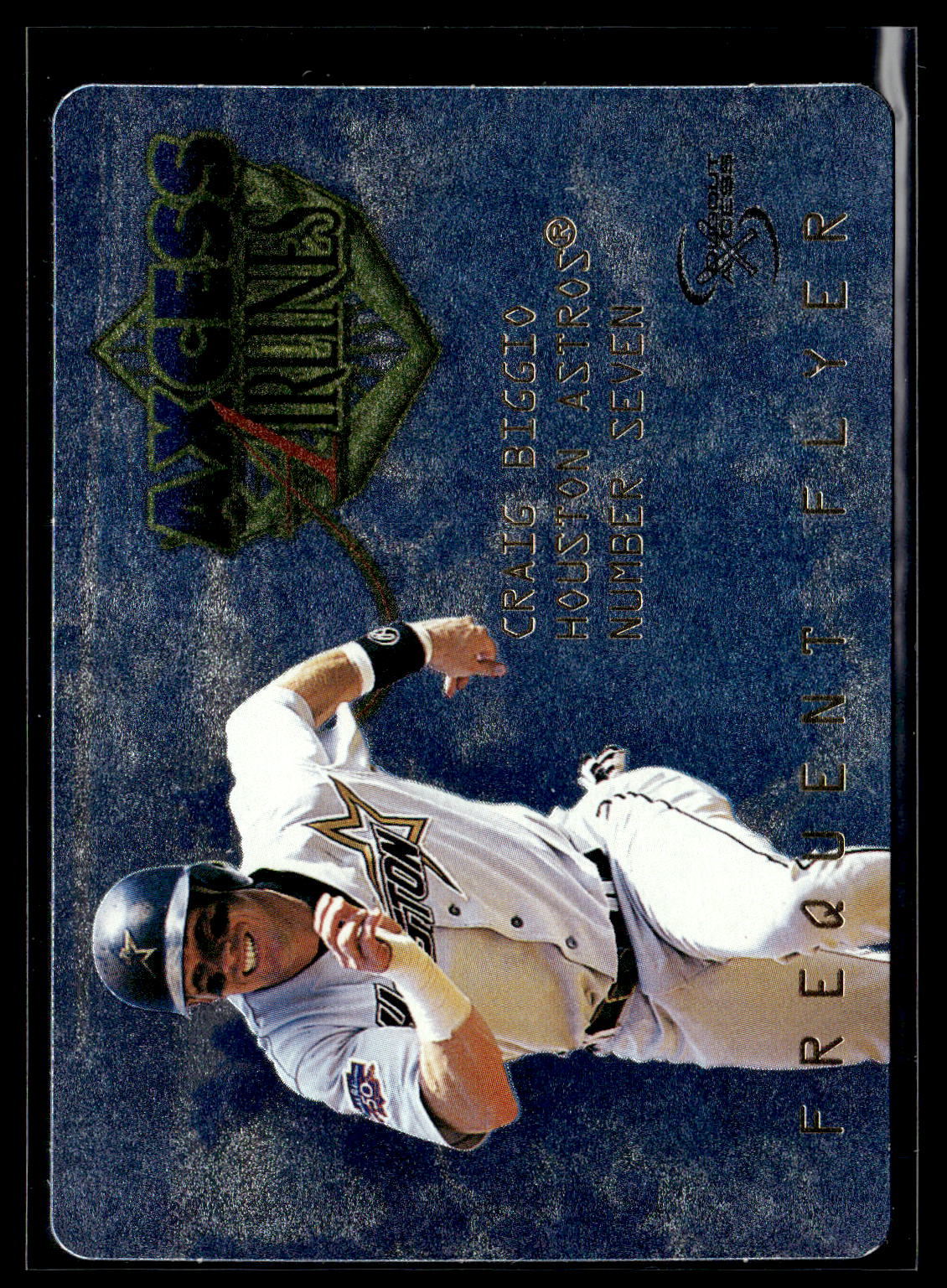 1998 SkyBox Dugout Axcess #FF6 Craig Biggio Frequent Flyers