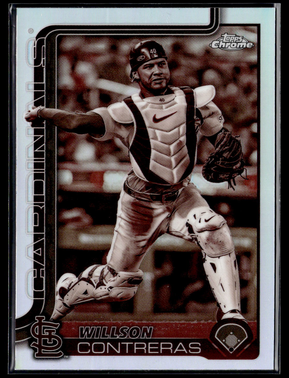2025 Topps Chrome #82 Willson Contreras Sepia Refractors
