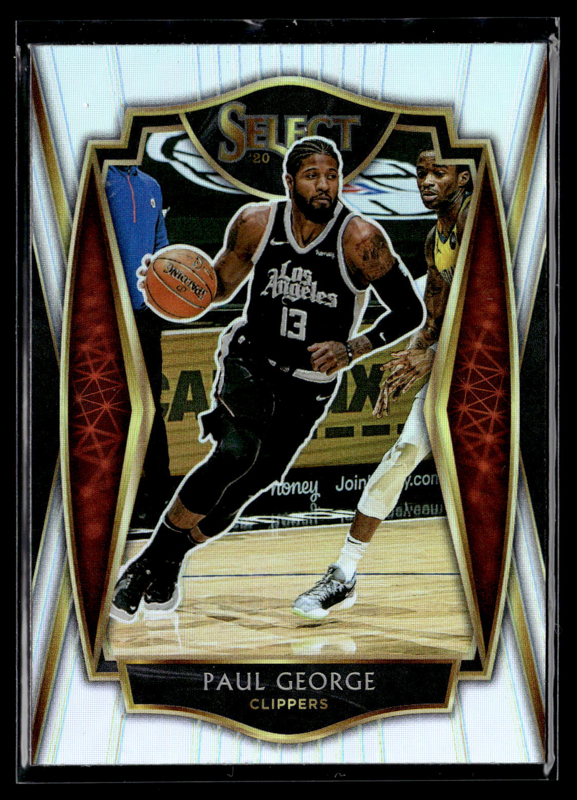 2020-21 Panini Select #156 Paul George Silver Prizms