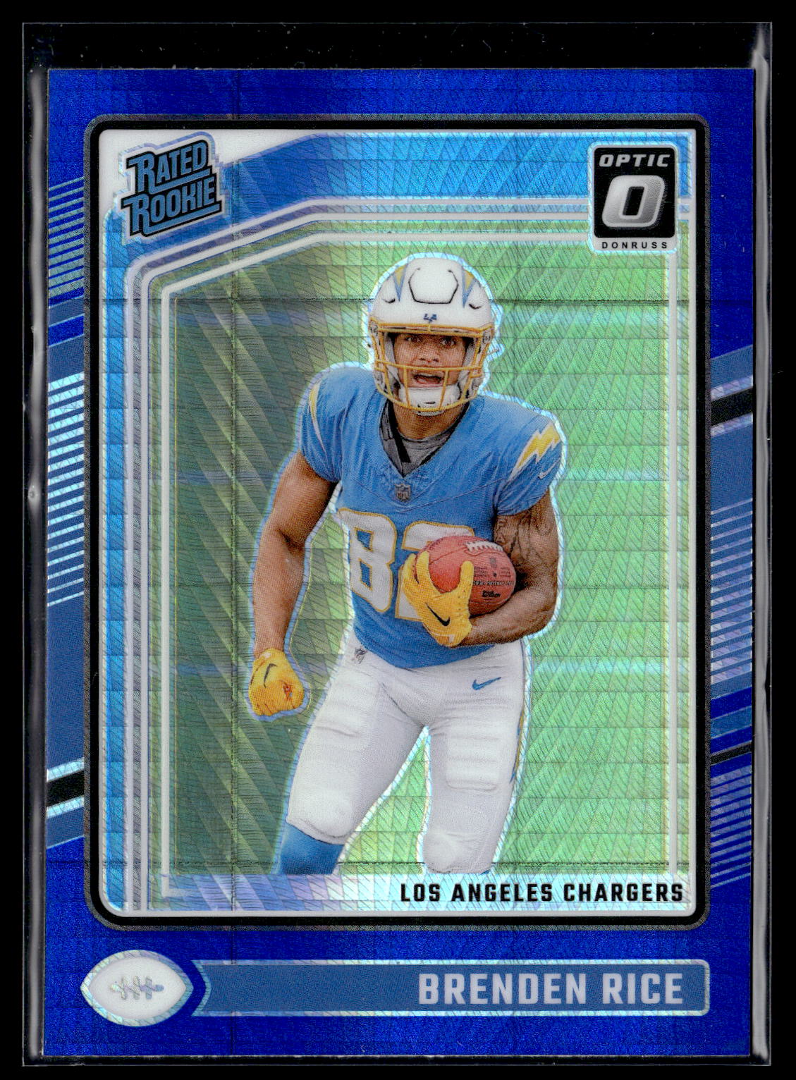 2024 Donruss Optic #213 Brenden Rice Blue Hyper