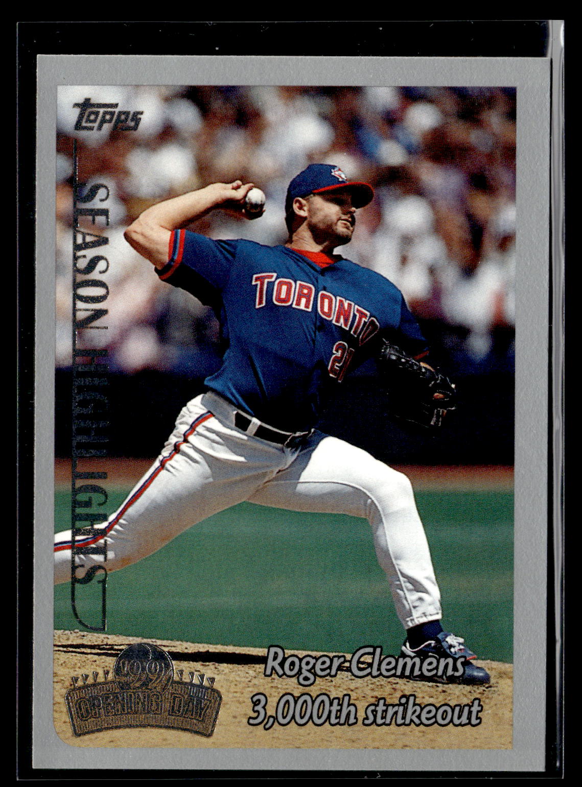 1999 Topps Opening Day #161 Roger Clemens