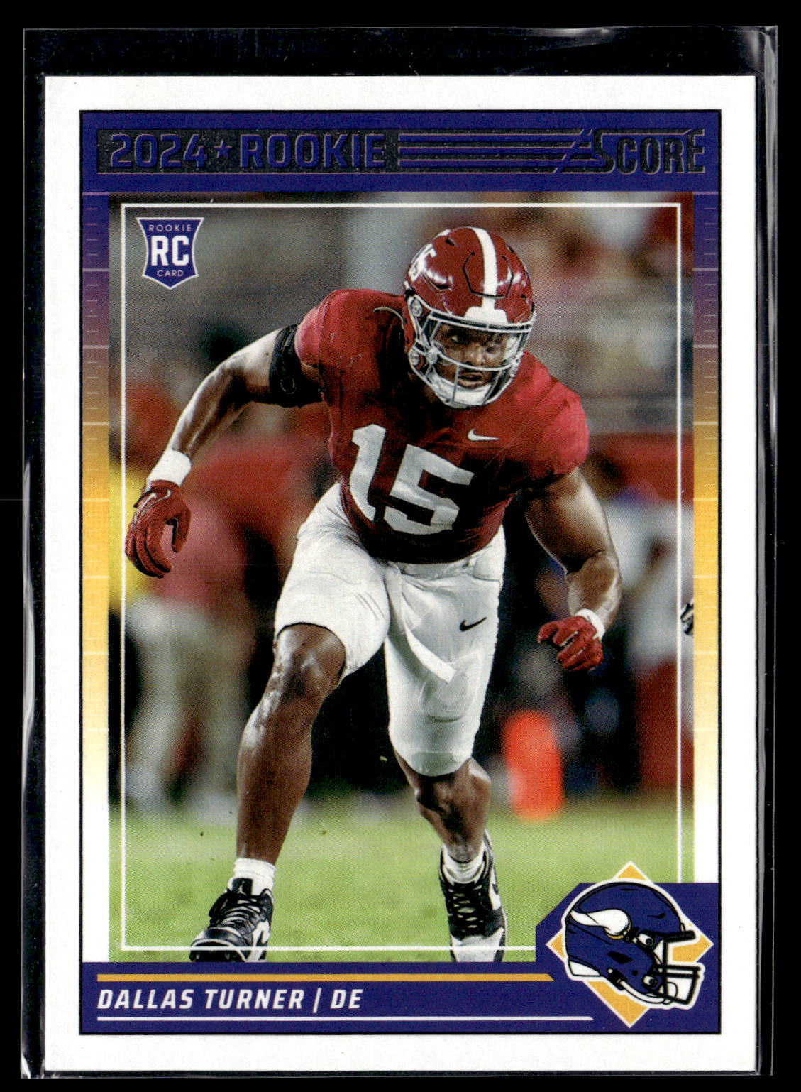 2024 Score #308 Dallas Turner Rookie