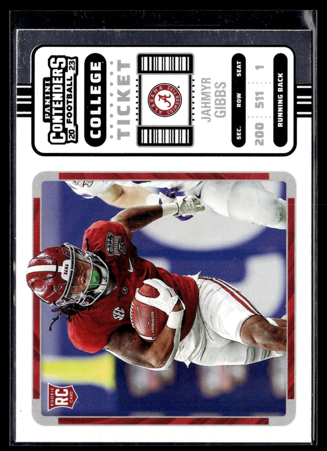 2023 Panini Chronicles Draft Picks #8 Jahmyr Gibbs Contenders College Ticket