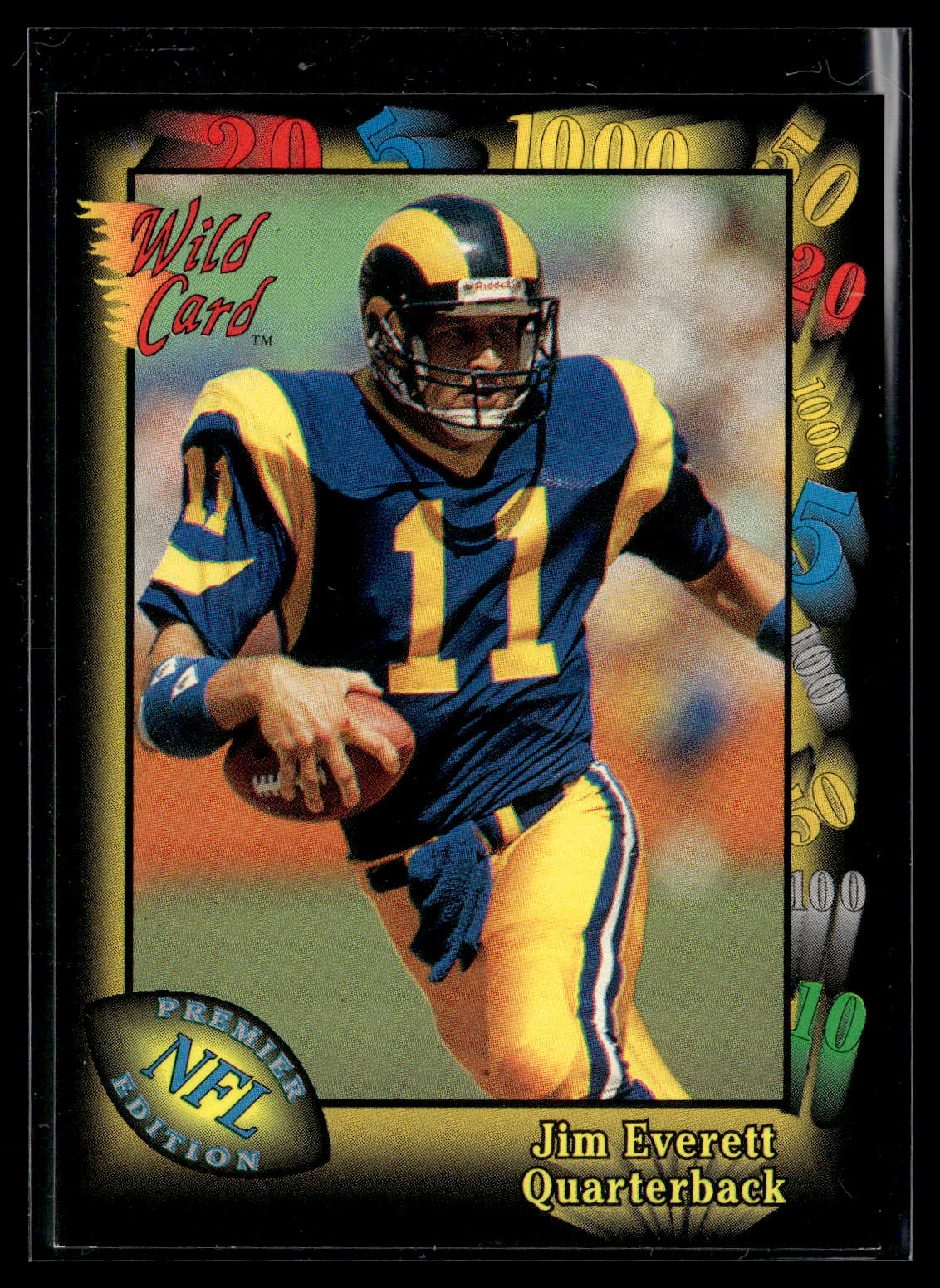 1991 Wild Card #15 Jim Everett