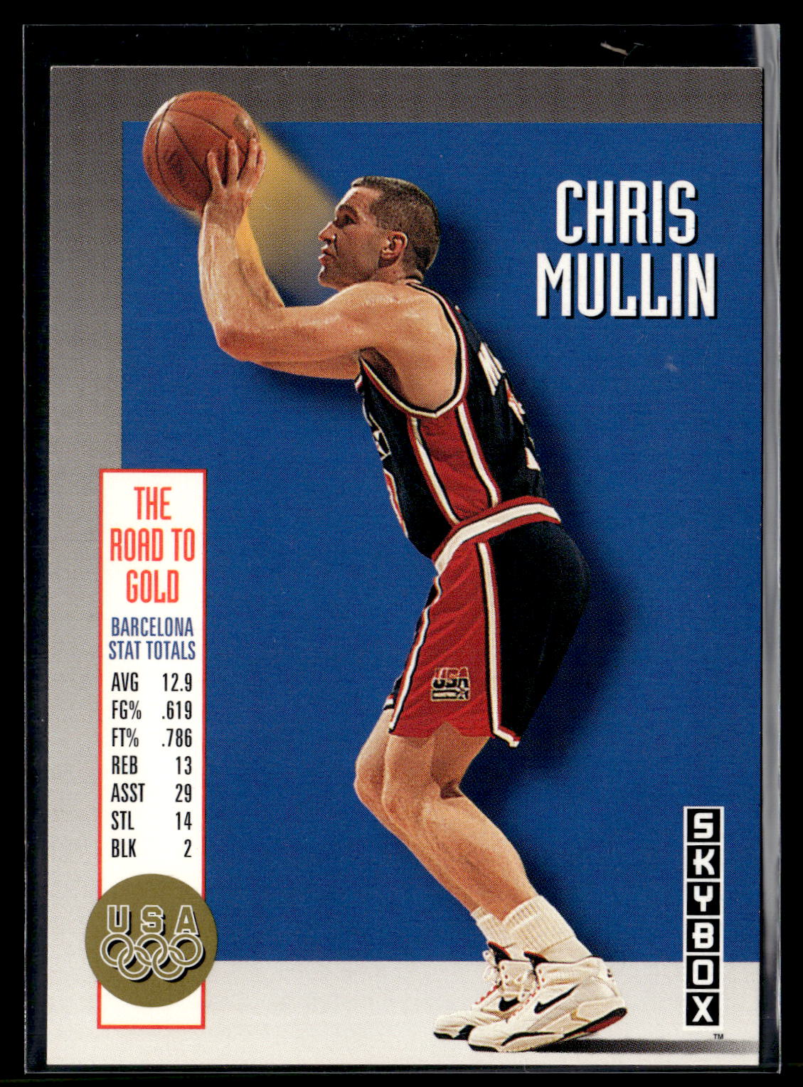 1992-93 SkyBox #USA2 Chris Mullin Olympic Team