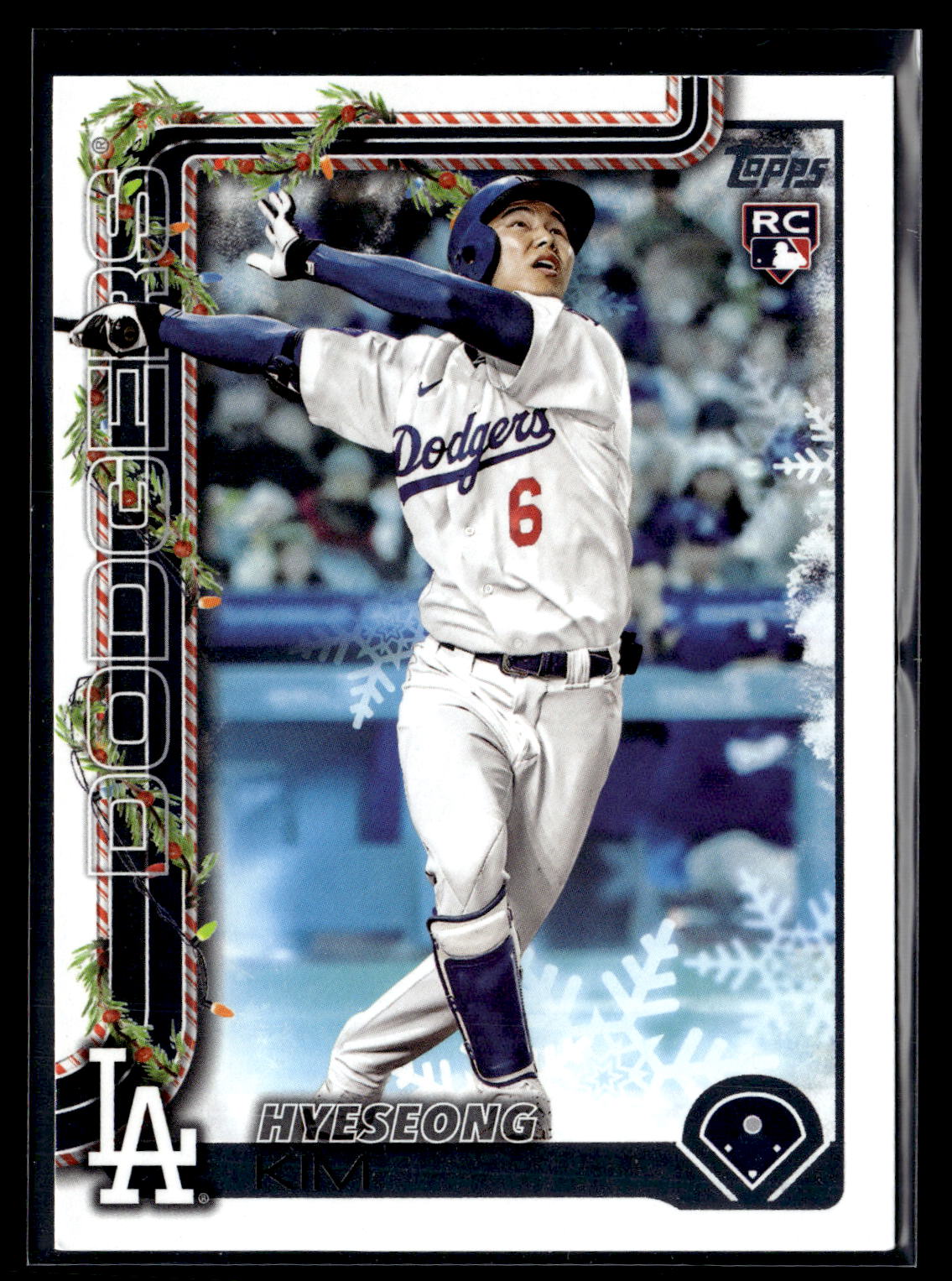 2025 Topps Holiday #H174 Hyeseong Kim Rookie