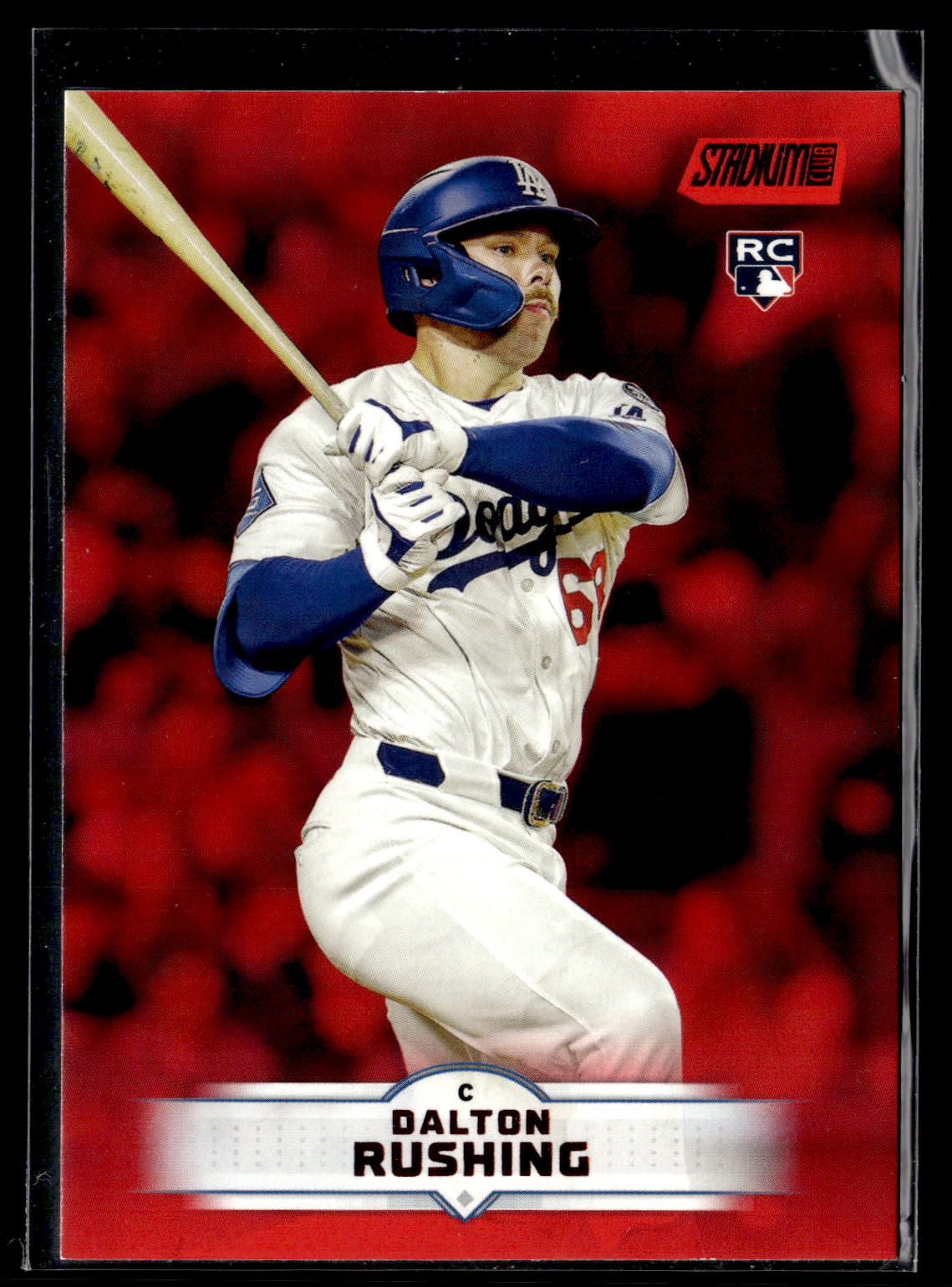 2025 Stadium Club #154 Dalton Rushing Red Foil Rookie