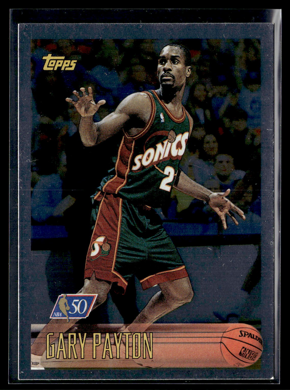 1996-97 Topps #212 Gary Payton NBA at 50