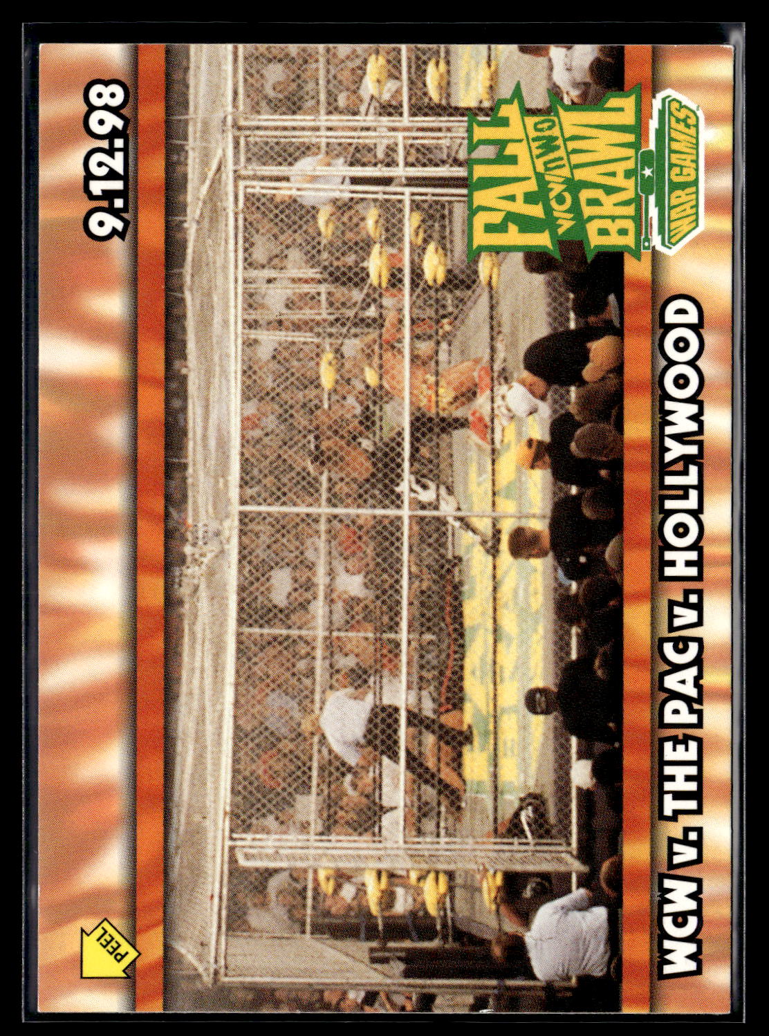 1999 Topps WCW/nWo Nitro #S9 WCW v. The Pac v. Hollywood Stickers