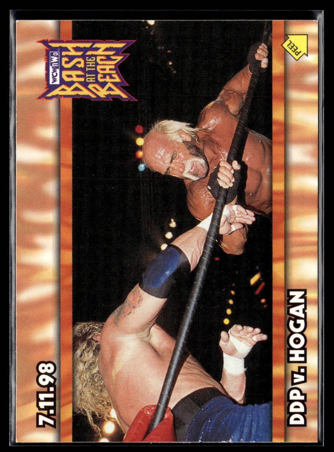 1999 Topps WCW/nWo Nitro #S7 DDP vs Hogan Stickers