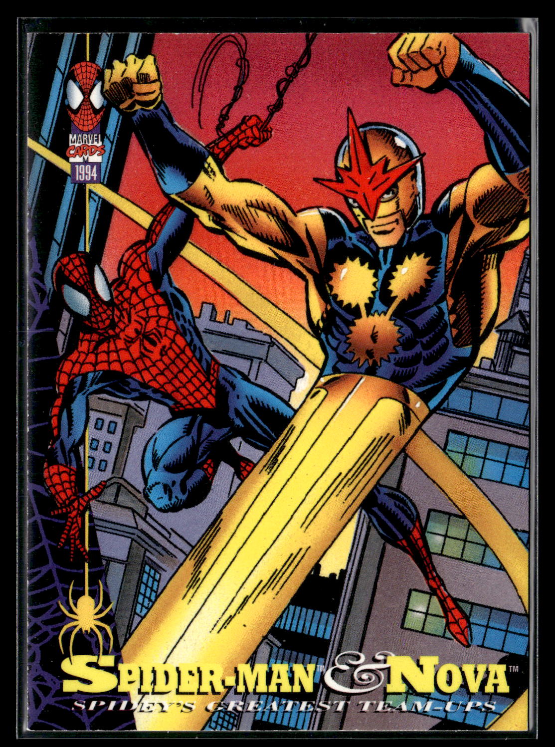 1994 Fleer The Amazing Spider-Man #94 Spider-Man & Nova