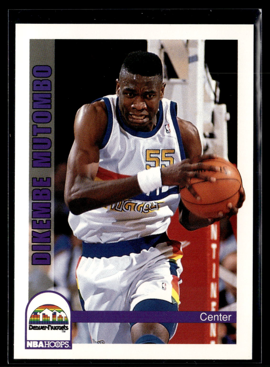 1992-93 Hoops #60 Dikembe Mutombo