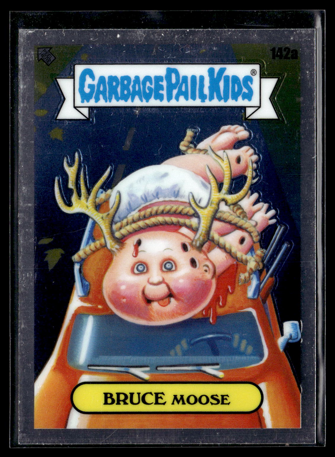 2021 Topps Chrome Garbage Pail Kids Original Series 4 #142a Bruce Moose