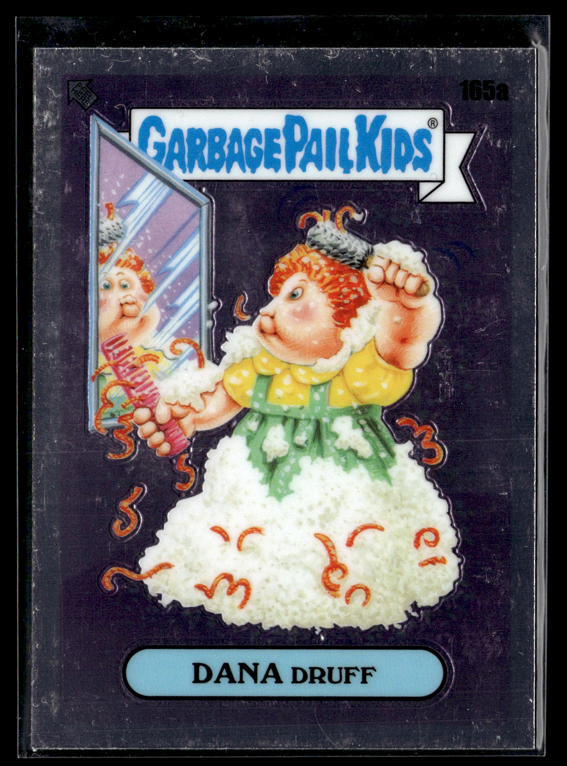 2021 Topps Chrome Garbage Pail Kids Original Series 4 #165a Dana Druff