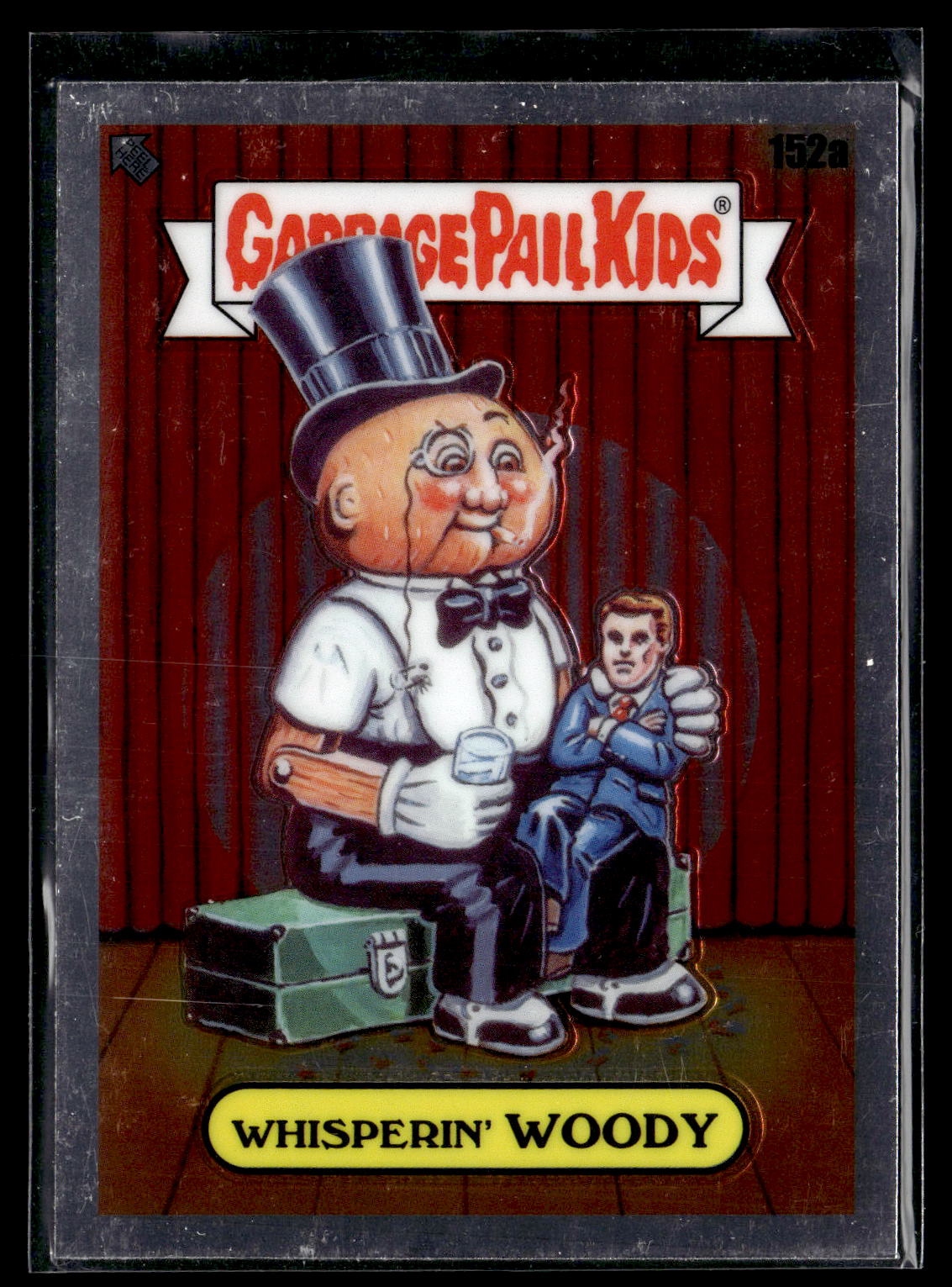 2021 Topps Chrome Garbage Pail Kids Original Series 4 #152a Whisperin' Woody