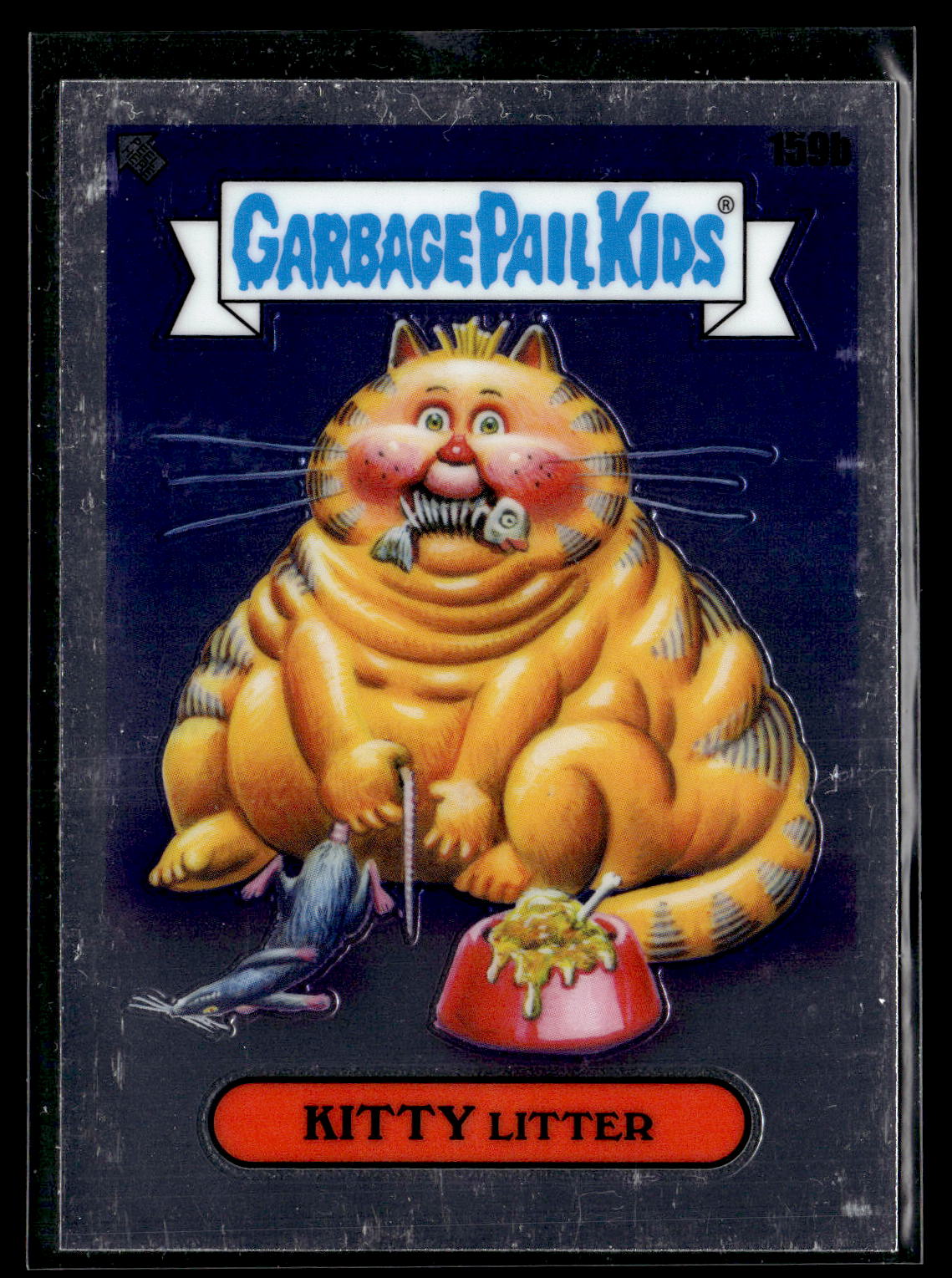 2021 Topps Chrome Garbage Pail Kids Original Series 4 #159b Kitty Litter