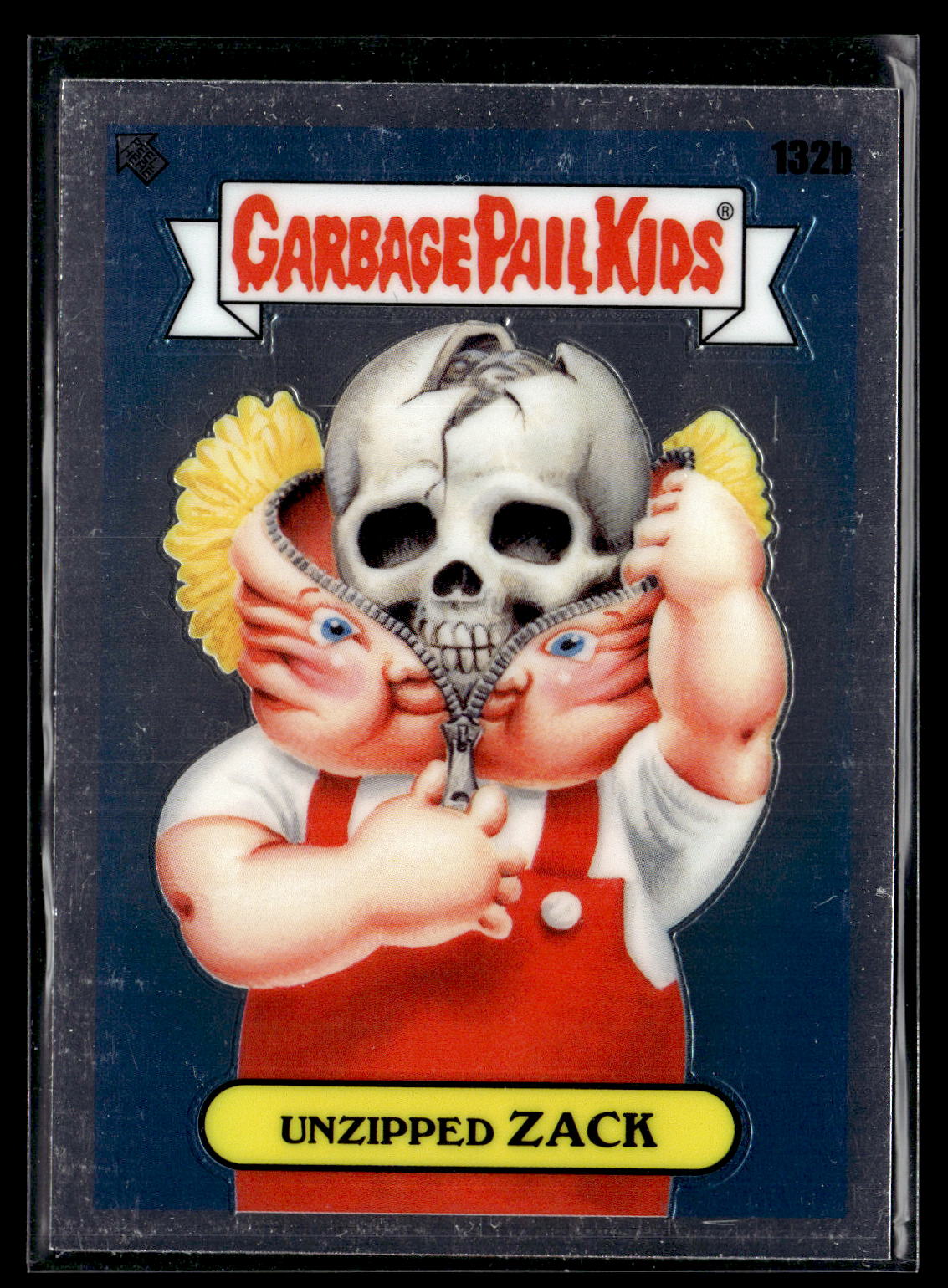 2021 Topps Chrome Garbage Pail Kids Original Series 4 #132b Unzipped Zack