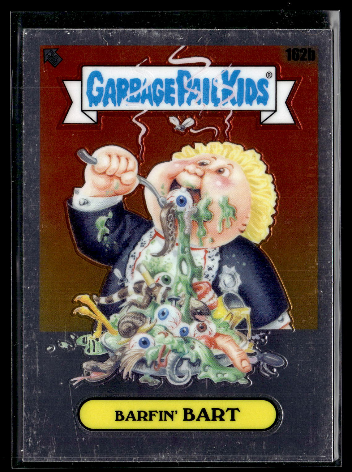 2021 Topps Chrome Garbage Pail Kids Original Series 4 #162b Barfin' Bart