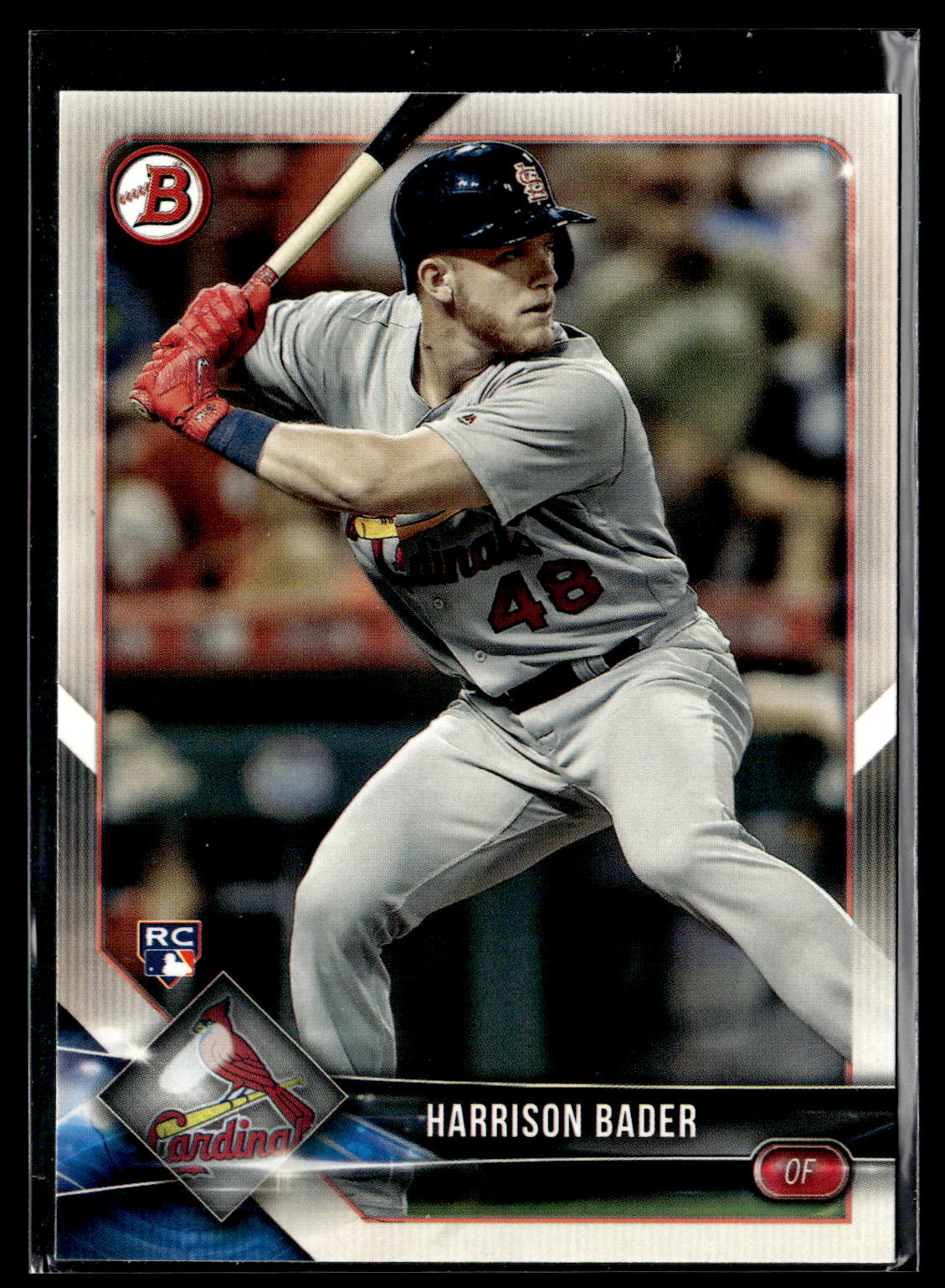 2018 Bowman #42 Harrison Bader Rookie