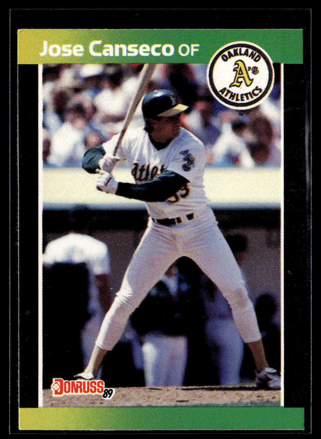 1989 Donruss #91d Jose Canseco