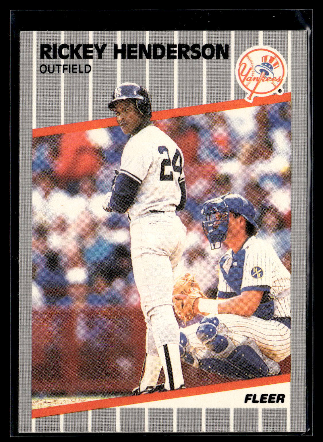 1989 Fleer #254 Rickey Henderson
