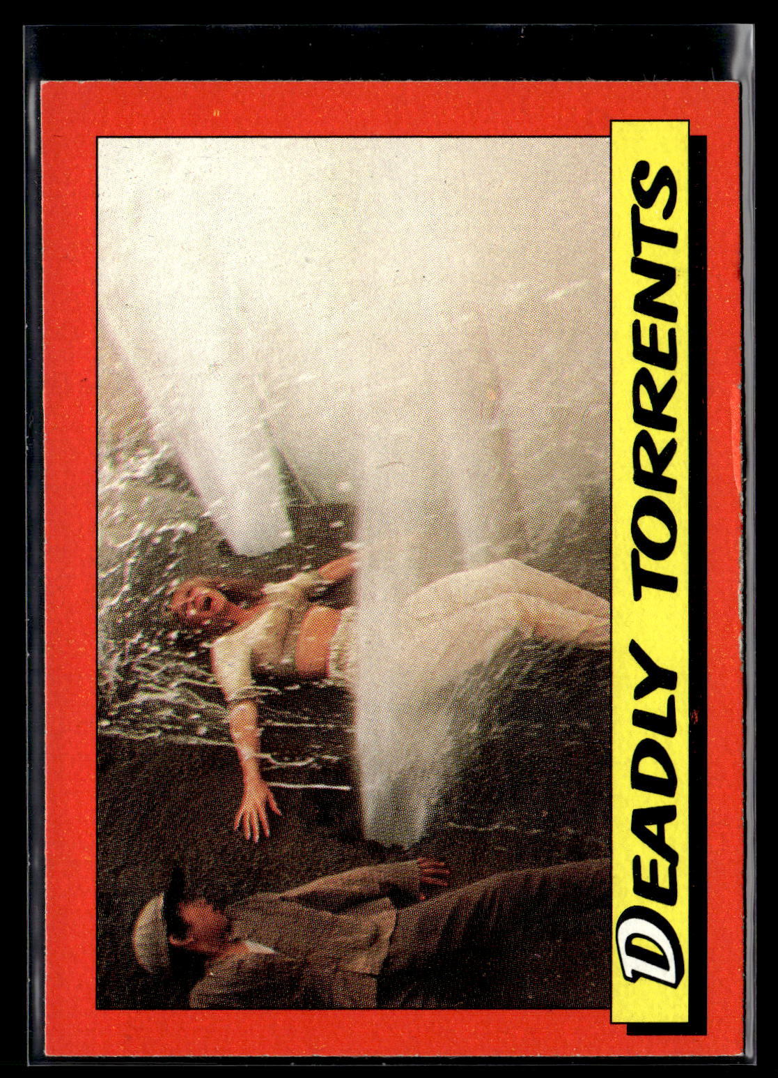 1984 Topps Indiana Jones and the Temple of Doom #71 Deadly Torrents