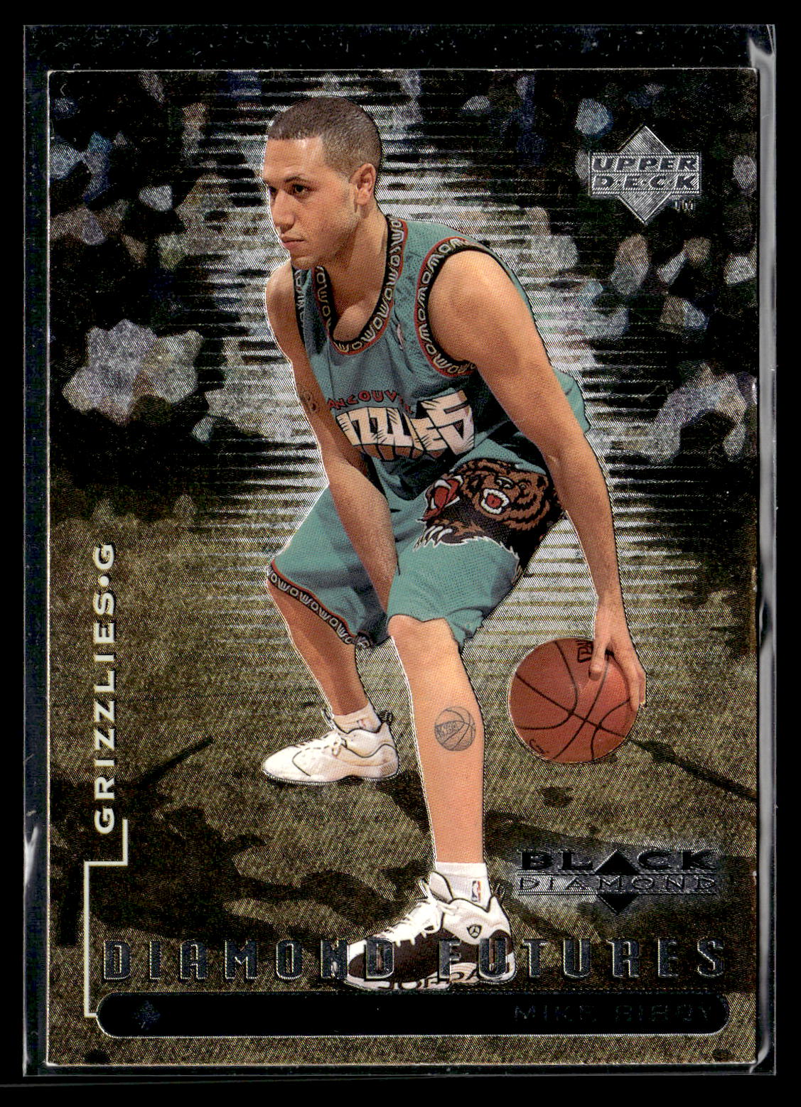 1998-99 Upper Deck Black Diamond #94 Mike Bibby Rookie