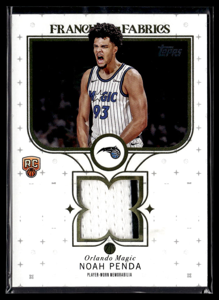 2025-26 Topps #FF-NP Noah Penda Franchise Fabrics