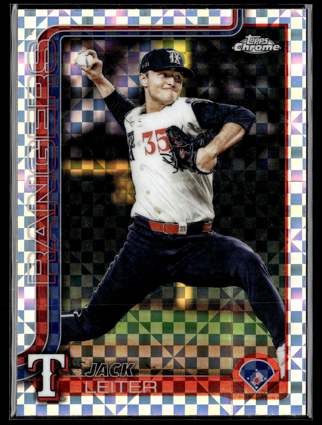 2025 Topps Chrome Update #USC42 Jack Leiter X-Fractors