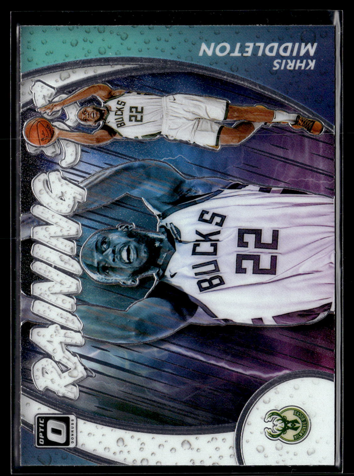 2020-21 Donruss Optic #12 Khris Middleton Raining 3s