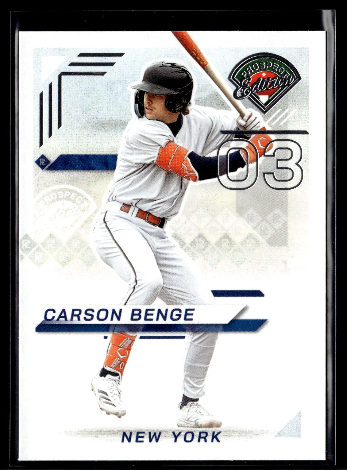 2025 Panini Prospect Edition #167 Carson Benge