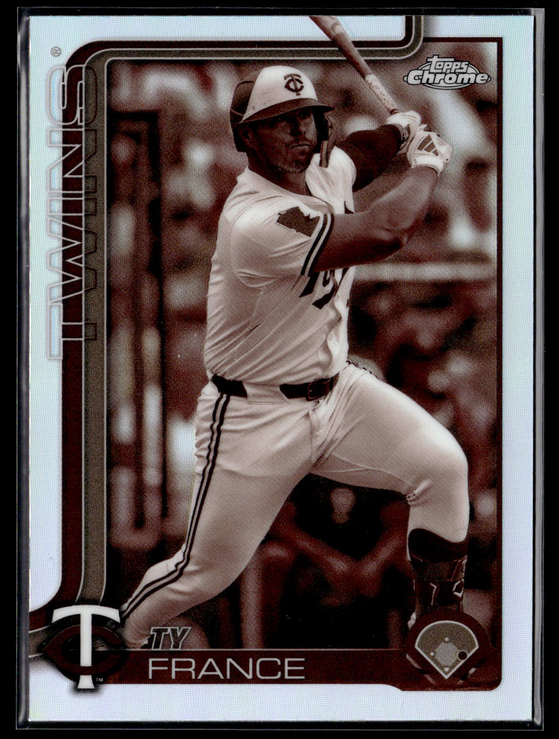 2025 Topps Chrome #228 Ty France Sepia Refractors