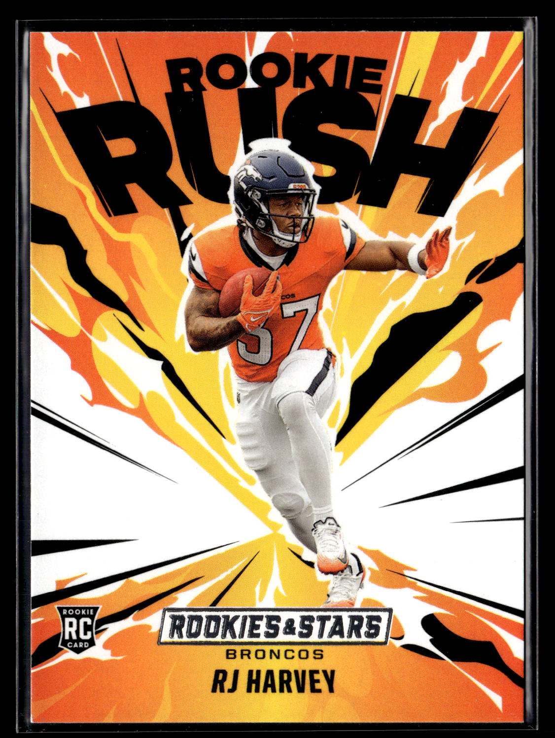 2025 Panini Rookies & Stars #15 RJ Harvey Rookie Rush